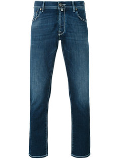 джинсы с контрастной строчкой Jacob Cohen