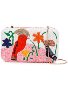 bird embroidered clutch Alice+Olivia