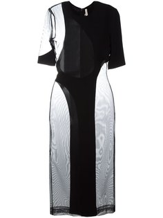облегающее платье с вырезом Christopher Kane