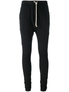 спортивные брюки с заниженной проймой Rick Owens DRKSHDW