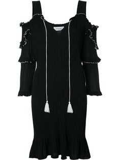 вязаное платье с открытыми плечами Derek Lam 10 Crosby