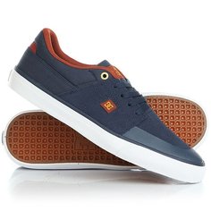 Кеды кроссовки низкие DC Wes Kremer Navy/Gold