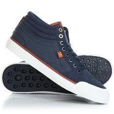 Кеды кроссовки высокие DC Evan Smith Hi Navy/Gold