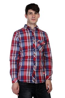 Рубашка в клетку Skills Check Shirt Navy/Red