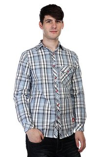 Рубашка в клетку Skills Check Shirt An  White/Blue