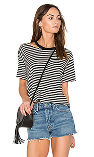 Slash stripe athletic tee - MONROW