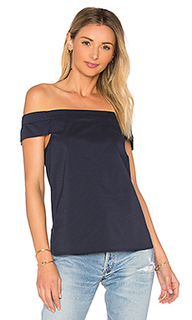 Seersucker off shoulder top - Tibi