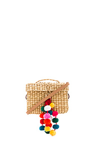 Baby roge multi pompom bag - Nannacay