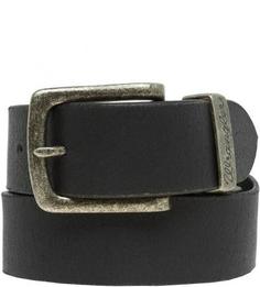 Черный кожаный ремень Wrangler