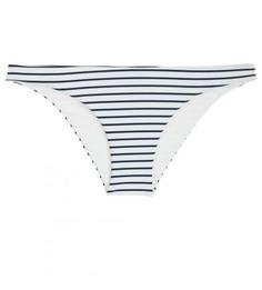 Плавки белого цвета в полоску MC2 Saint Barth