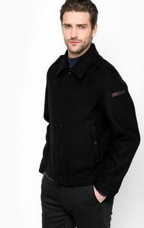 Шерстяное полупальто с хлопковой подкладкой Strellson