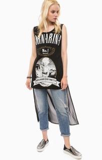 Туника с удлиненной спинкой Fornarina