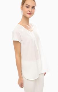 Белая блуза с короткими рукавами Silvian Heach