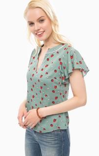 Блуза из вискозы с треугольным вырезом Sugarhill Boutique