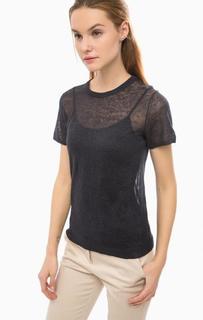 Тонкий джемпер с короткими рукавами Stefanel