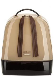 Бежевый рюкзак на молнии Furla