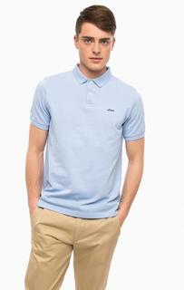 Футболка поло из хлопка с разрезами по бокам S.Oliver