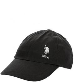 Бейсболка из хлопка с логотипом бренда U.S. Polo Assn.