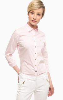 Приталенная рубашка розового цвета U.S. Polo Assn.