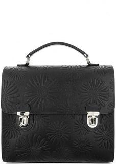 Вместительный кожаный рюкзак с тонкими лямками Braccialini