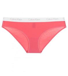 Хлопковые трусы-слипы цвета фуксии Calvin Klein