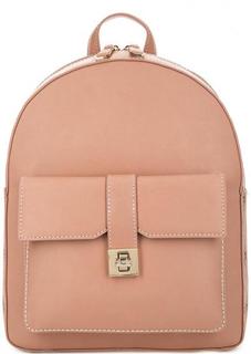 Коралловый рюкзак на тонких лямках Trussardi Jeans