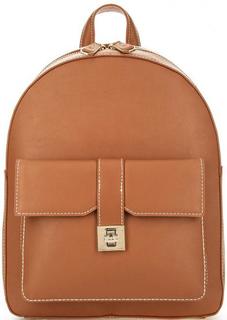 Коричневый рюкзак на тонких лямках Trussardi Jeans