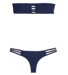 Раздельный купальный костюм синего цвета MC2 Saint Barth