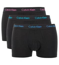 Комплект из трех черных трусов-боксеров Calvin Klein