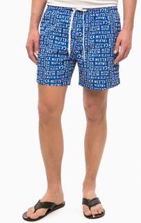 Синие купальные шорты Calvin Klein