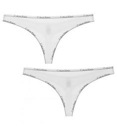 Комплект из двух хлопковых трусов-стрингов Calvin Klein