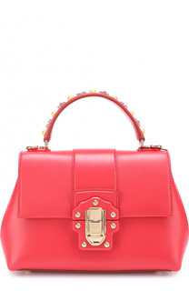 Сумка Lucia small с декорированной ручкой Dolce &amp; Gabbana