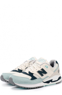 Замшевые кроссовки 530 с текстильной вставкой New Balance