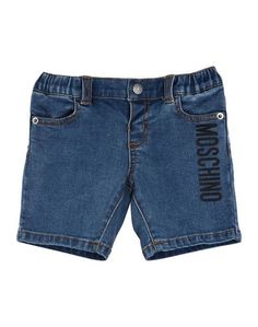 Джинсовые шорты Moschino Baby