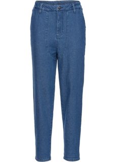 Укороченные джинсы-бэгги (синий) Bonprix