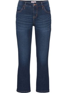 Стрейтчевые джинсы длины 3/4, cредний рост (N) (темно-синий) Bonprix