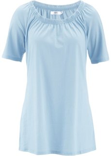 Футболка с короткими рукавами реглан (синий) Bonprix