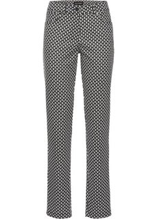 Брюки (черный/белый в клетку) Bonprix