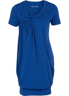 Мода для беременных: платье с функцией кормления (синий) Bonprix