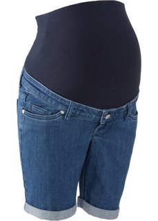 Джинсовые шорты для беременных (синий «потертый») Bonprix