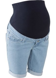Джинсовые шорты для беременных (голубой) Bonprix