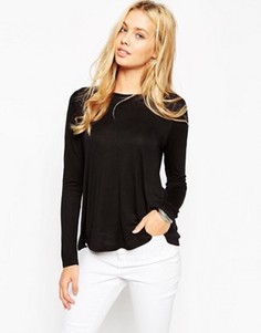 Свободный лонгслив ASOS - Черный
