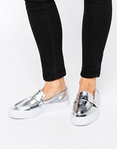 Кроссовки ASOS DARE ME - Серебряный
