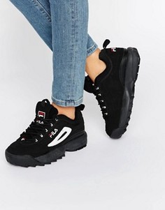 Черные кроссовки Fila Distruptor - Черный