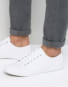 Кожаные кеды Fred Perry Kingston - Белый