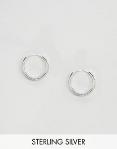 Серебряные массивные серьги-кольца ASOS 12 мм - Серебряный
