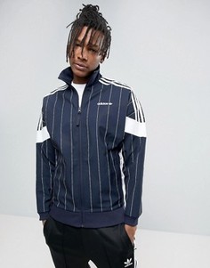 Темно-синий свитшот в тонкую полоску adidas Originals Tokyo Pack BK2231 - Темно-синий