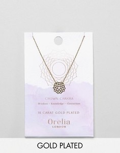 Позолоченное ожерелье с подвеской Orelia - Золотой