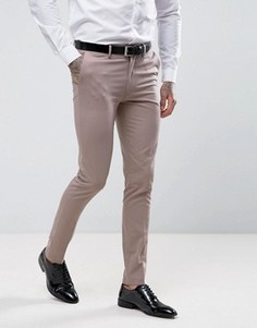 Брюки скинни под смокинг ASOS - Stone