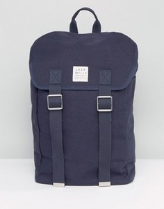 Темно-синий рюкзак с клапаном и пряжками спереди Jack Wills - Темно-синий